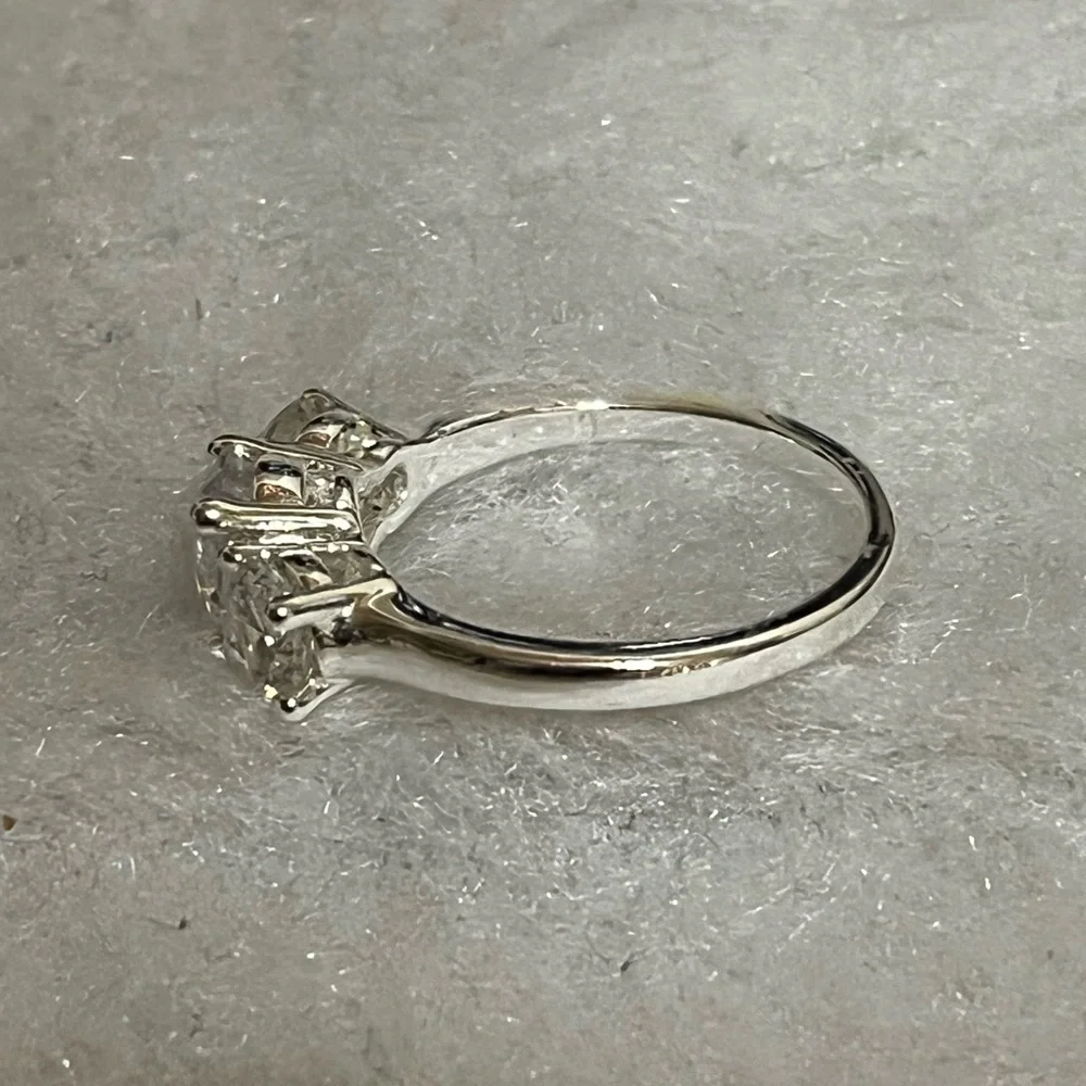 Nataliya V Collister Triple Stone Ring